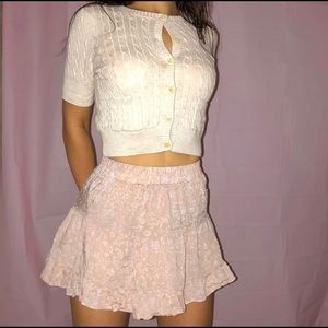 Floral paisley skirt